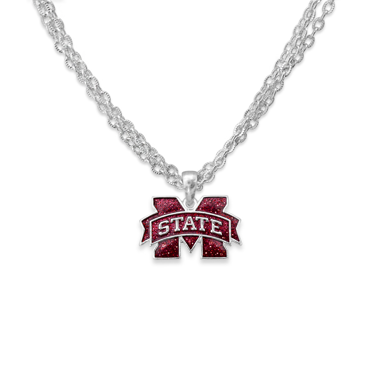 Mississippi State Bulldogs Necklace- Game Day Glitter
