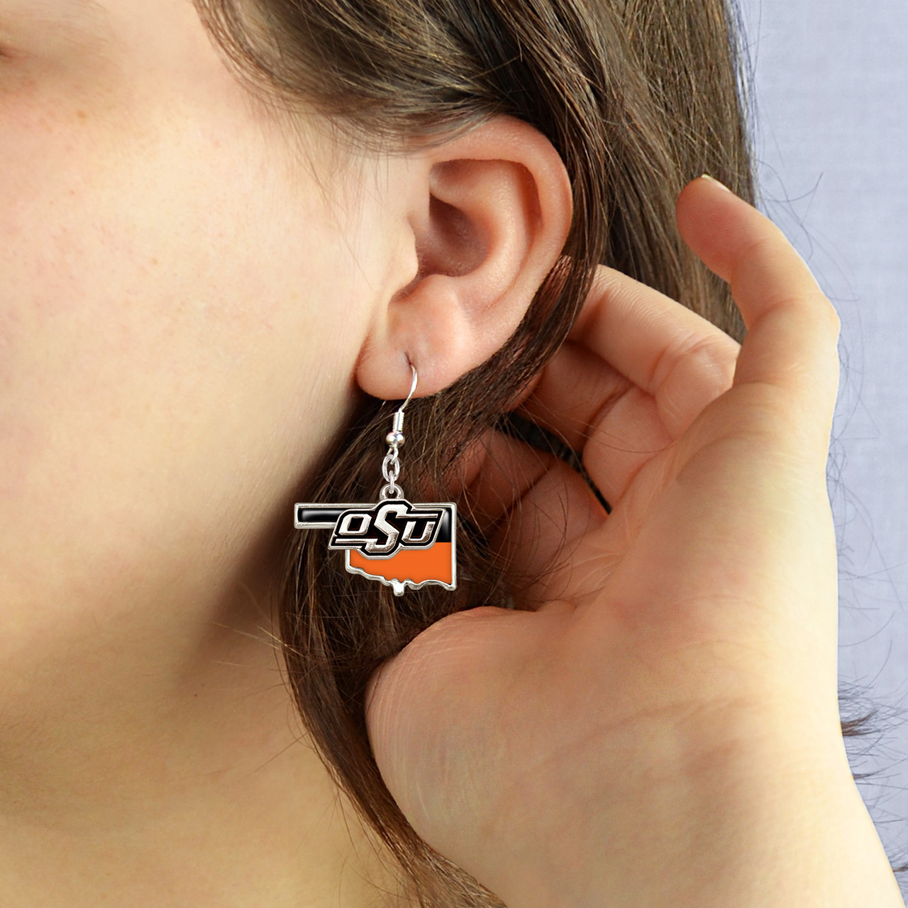 Oklahoma State Cowboys Earrings- Tara