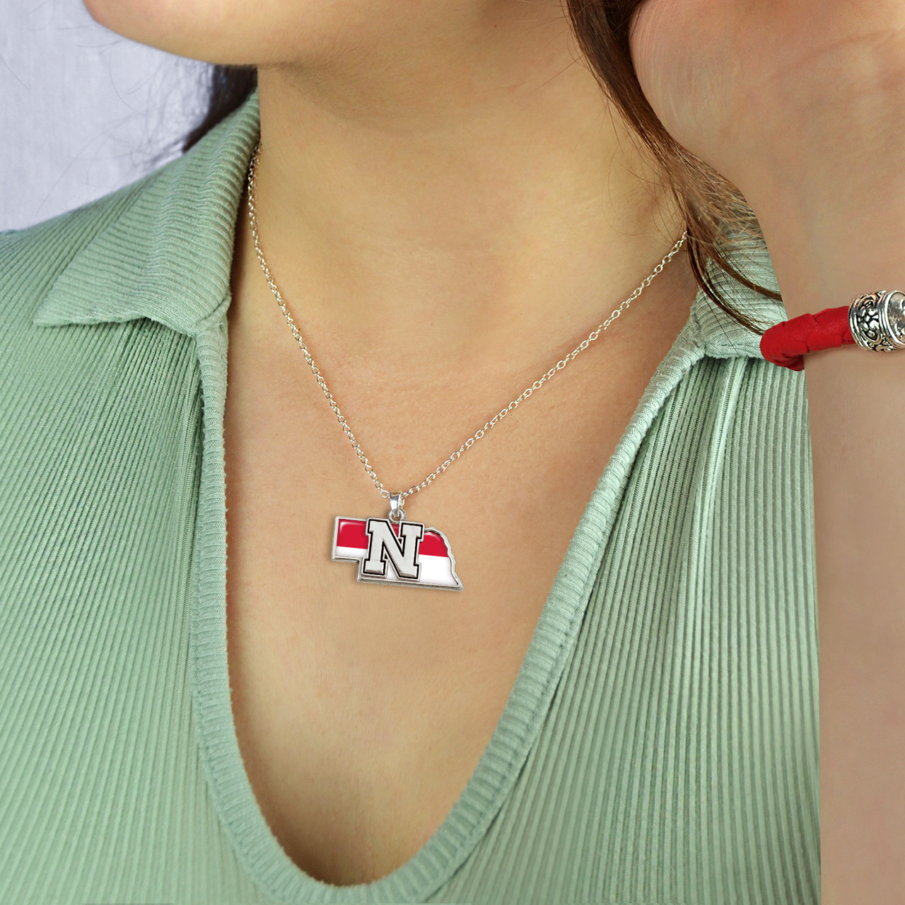 Nebraska Cornhuskers Necklace- Tara