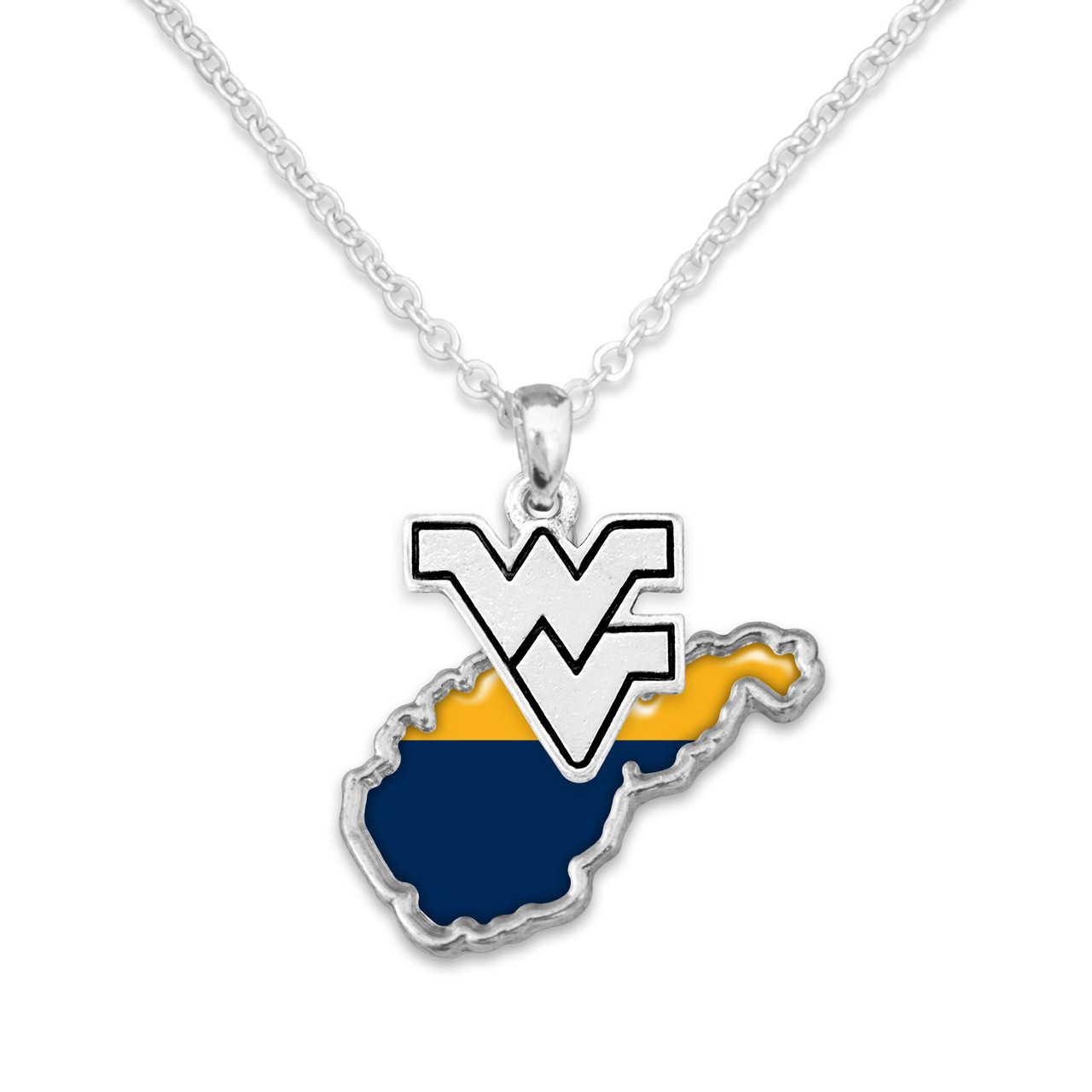 West Virginia Mountaineers Necklace- Tara