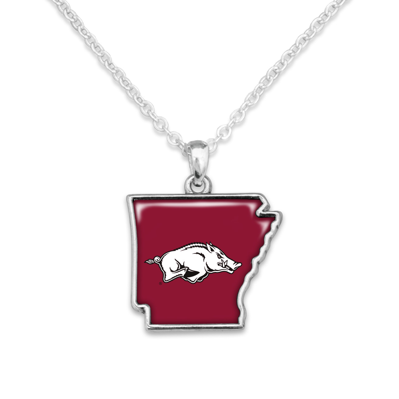 Arkansas Razorbacks Necklace- State of Mine