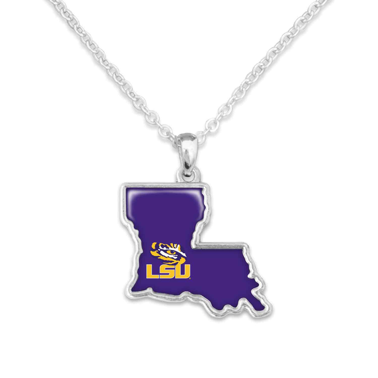 LSU Tigers Necklace- State of Mine