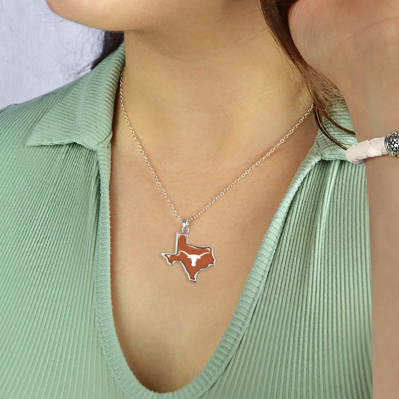 Texas Longhorns Necklace- State of Mine