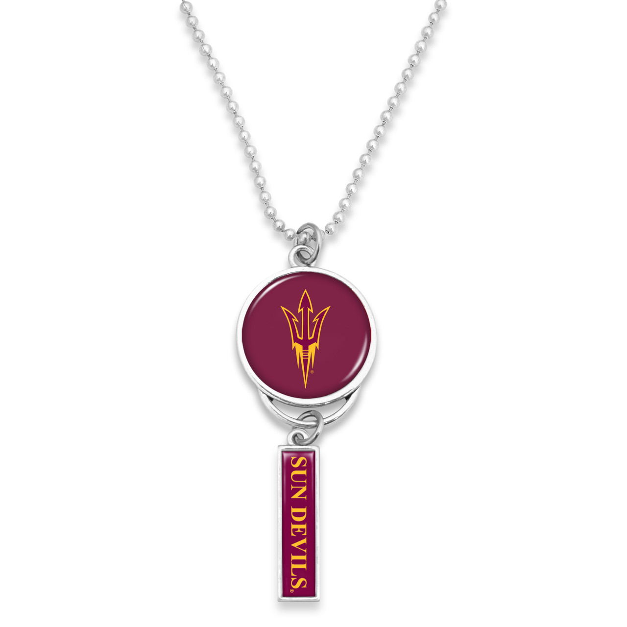 Arizona State Sun Devils Car Charm- Logo with Trifecta Bar/Nameplate