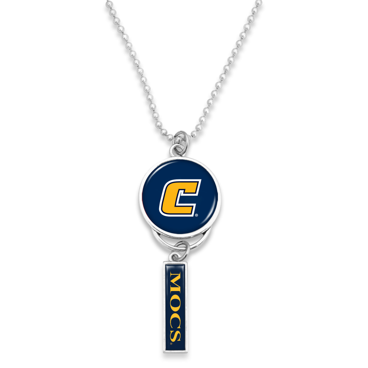 Chattanooga (Tennessee) Mocs Car Charm- Logo with Trifecta Bar/Nameplate