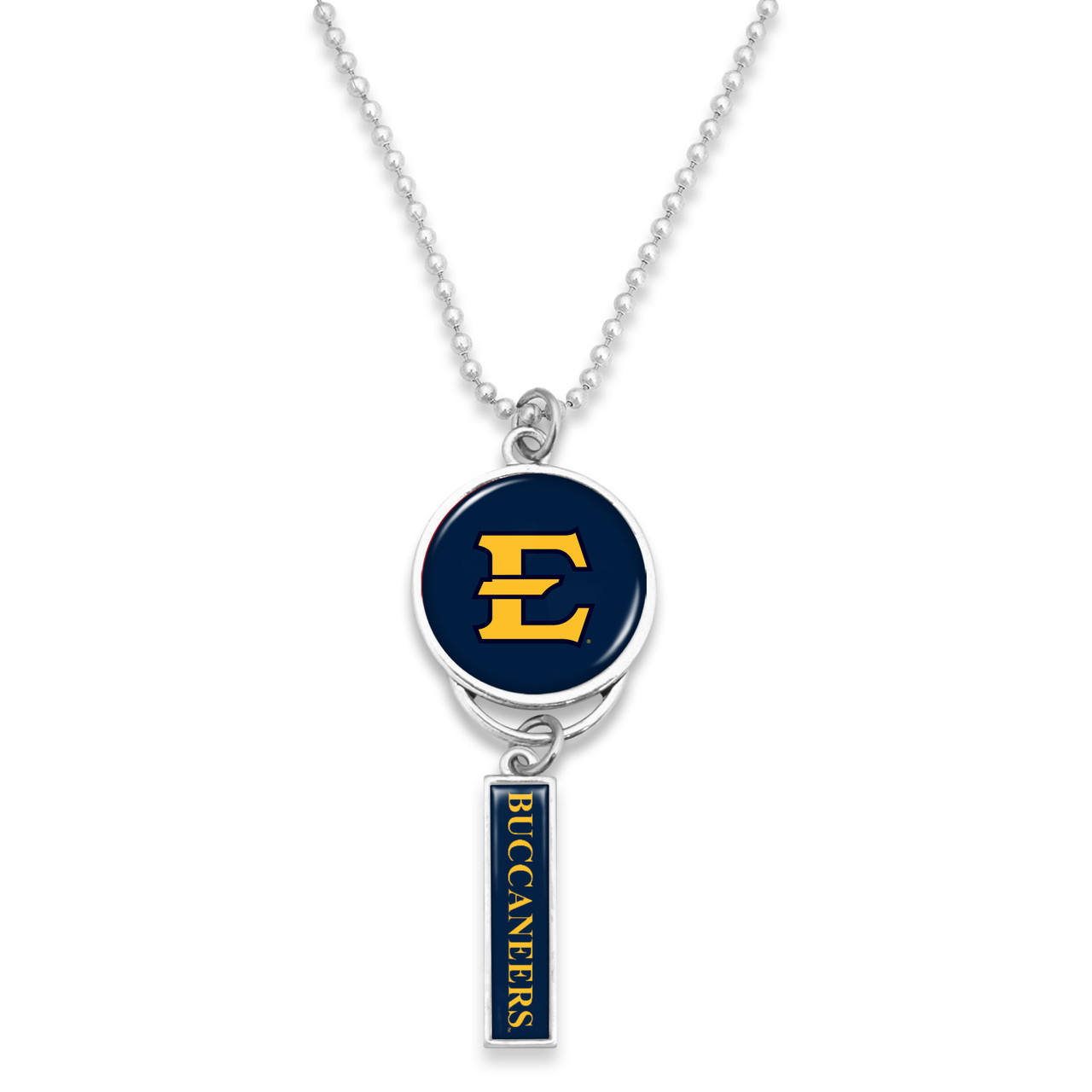 East Tennessee State Buccaneers Car Charm- Logo with Trifecta Bar/Nameplate