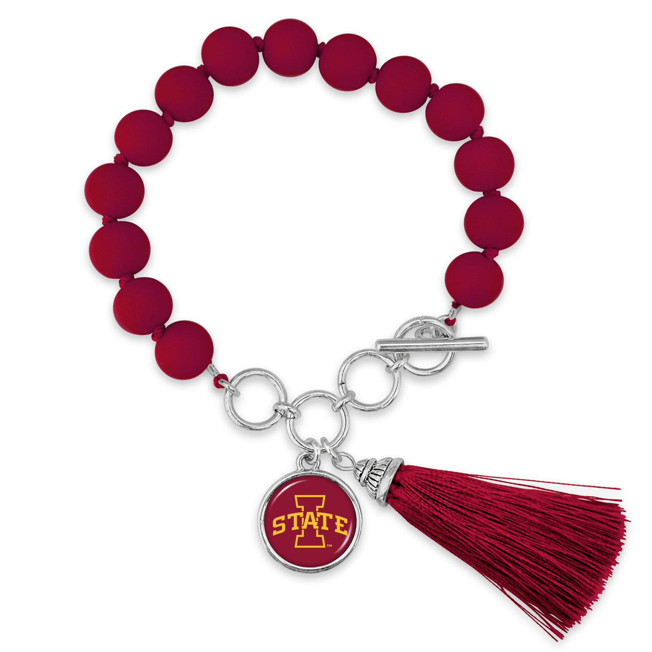 Iowa State Cyclones Bracelet- No Strings Attached