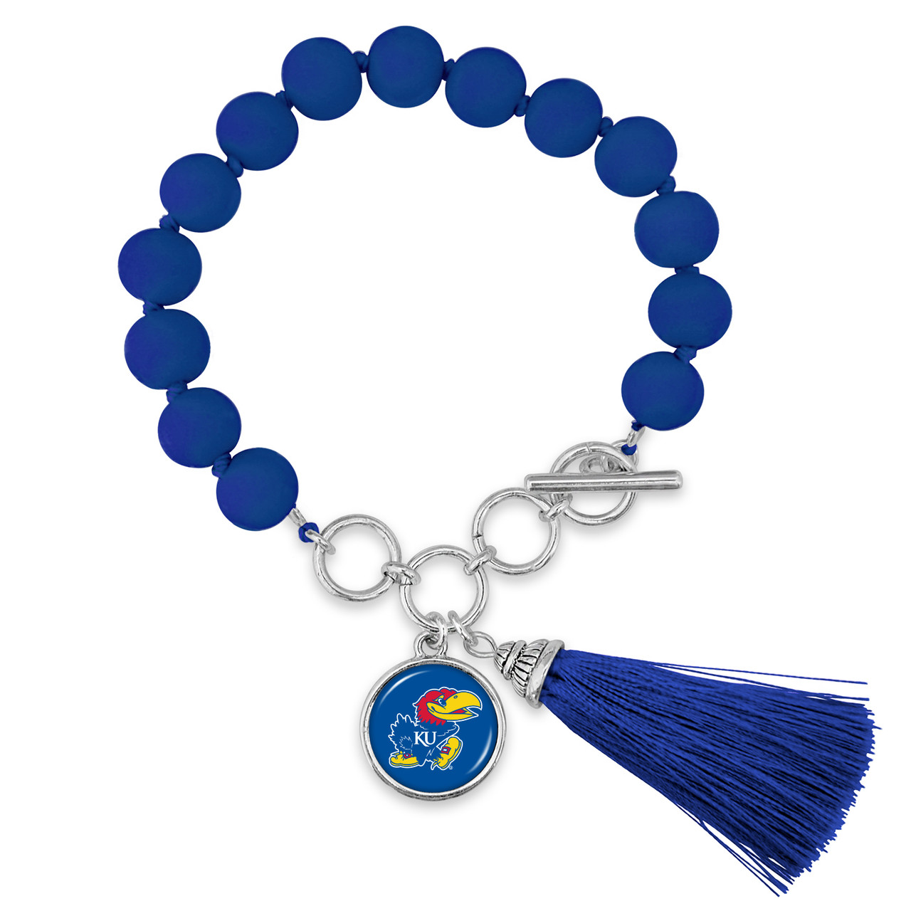 Kansas Jayhawks Bracelet- No Strings Attached