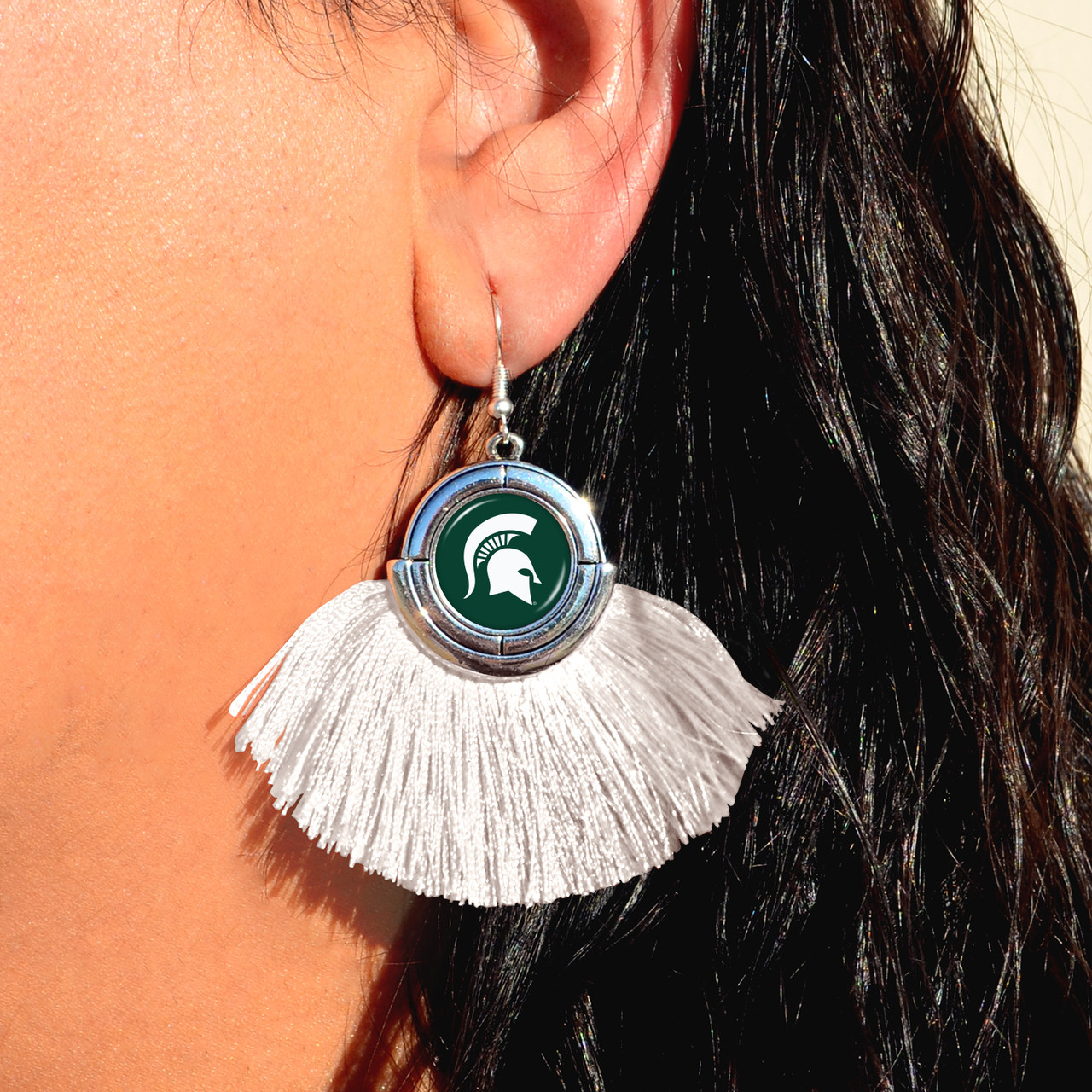 Michigan State Spartans Earrings- No Strings Attached