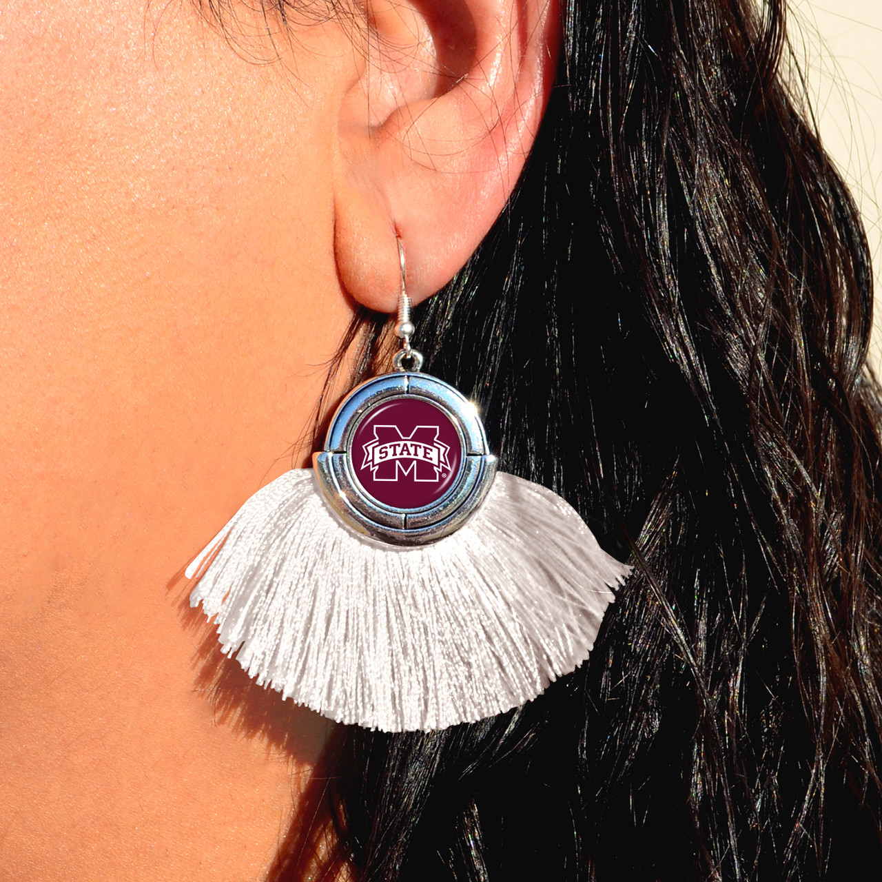 Mississippi State Bulldogs Earrings- No Strings Attached