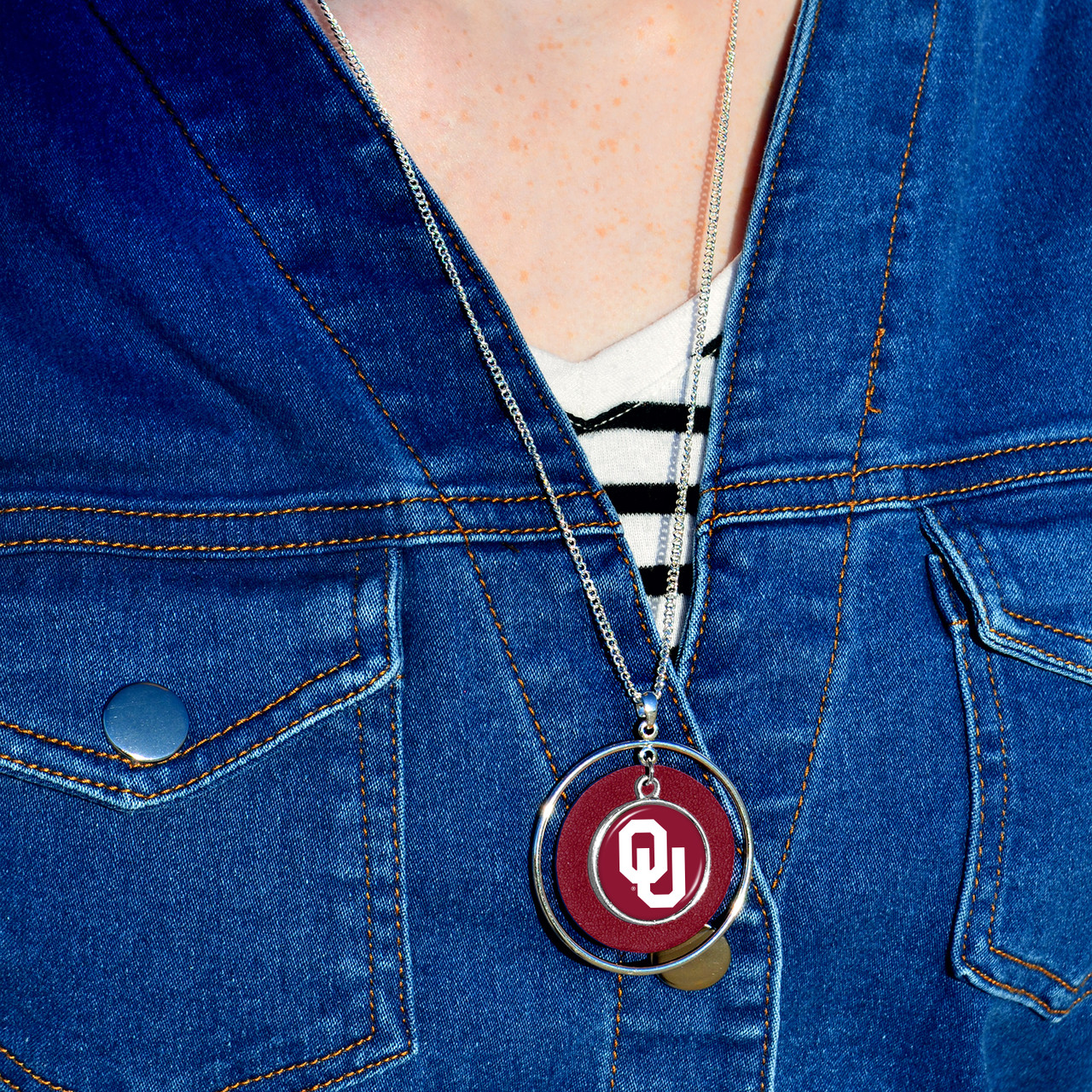 Oklahoma Sooners Necklace- Lindy