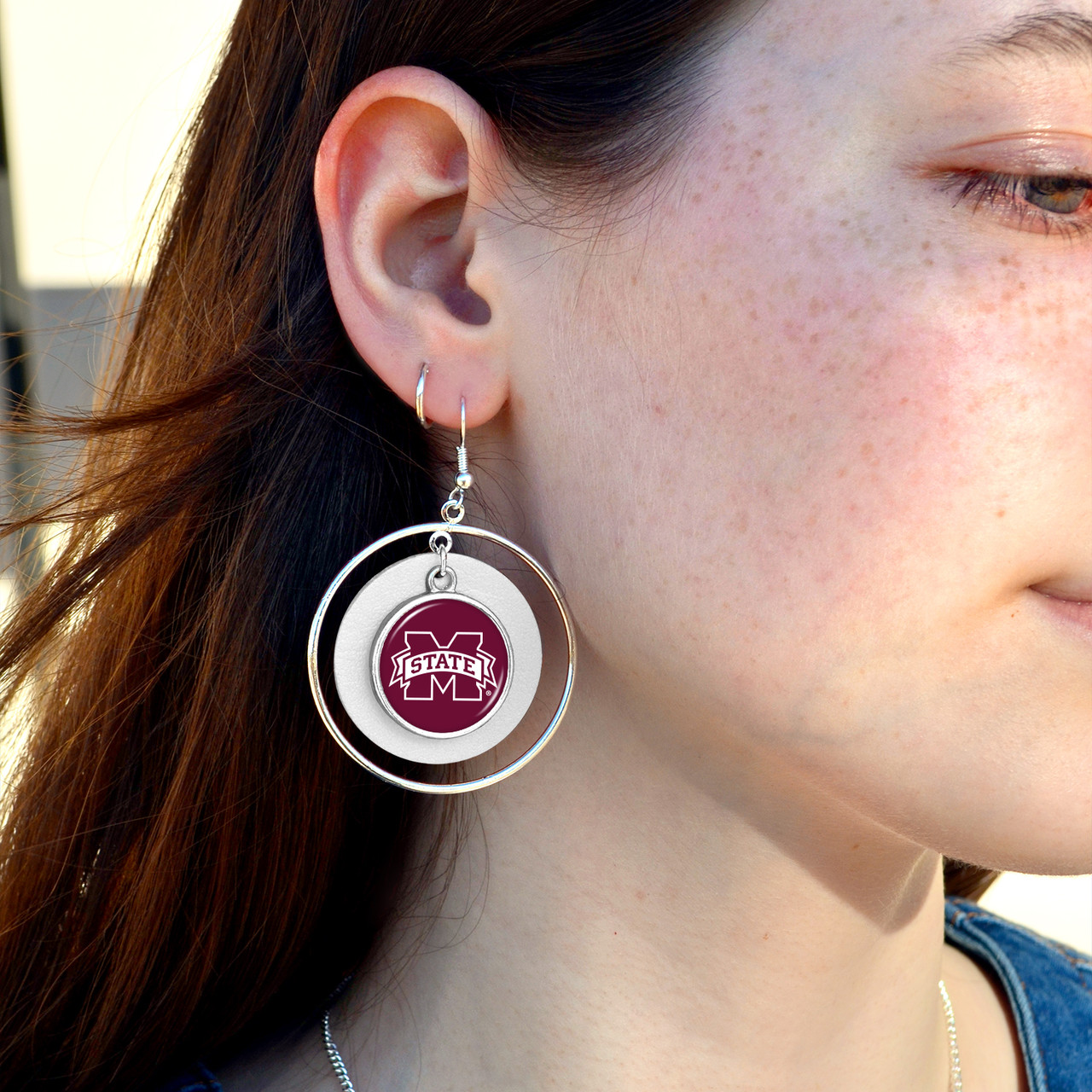 Mississippi State Bulldogs Earrings- Lindy