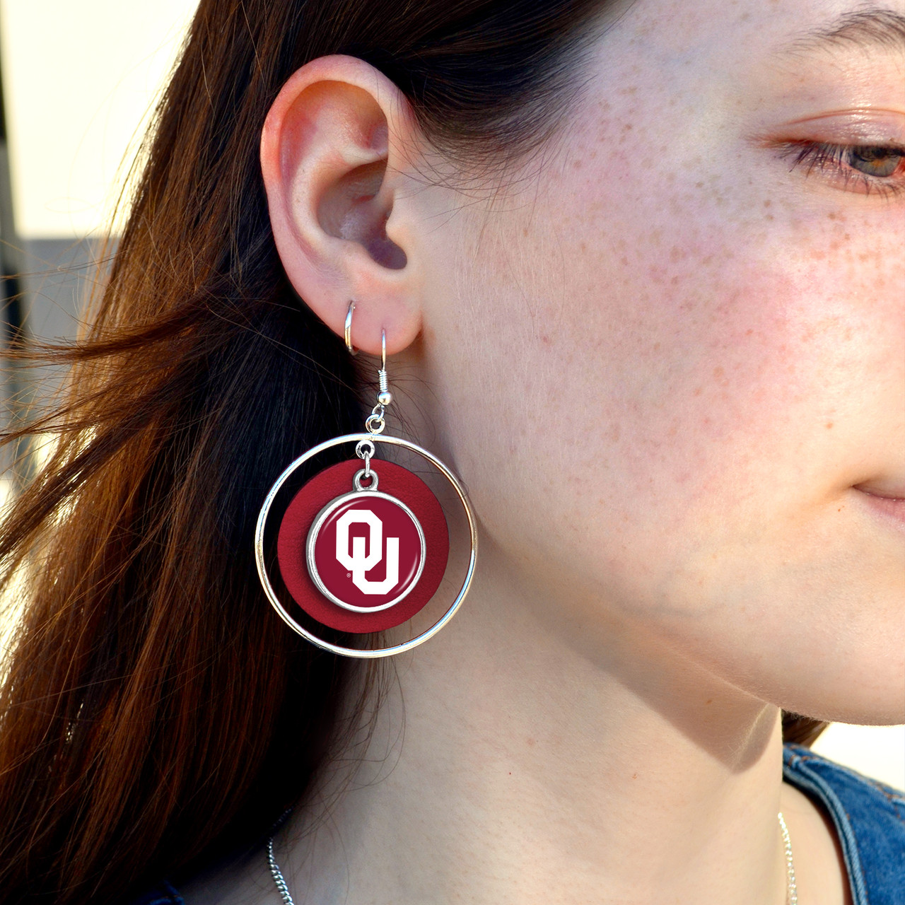 Oklahoma Sooners Earrings- Lindy