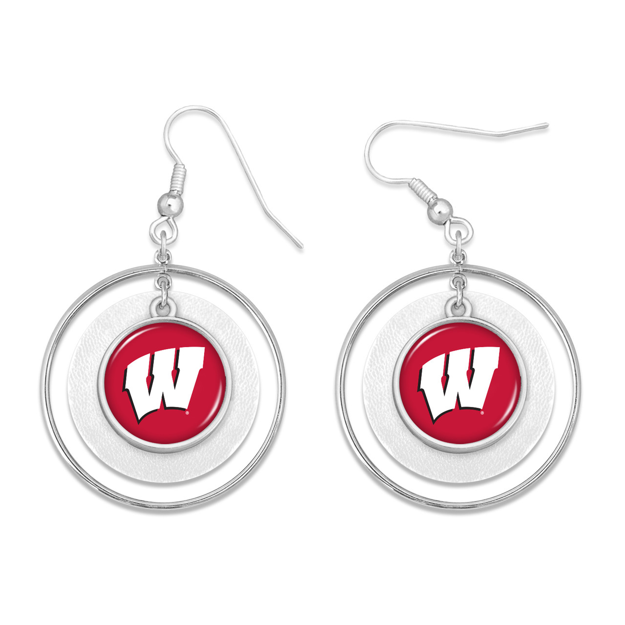 Wisconsin Badgers Earrings- Lindy