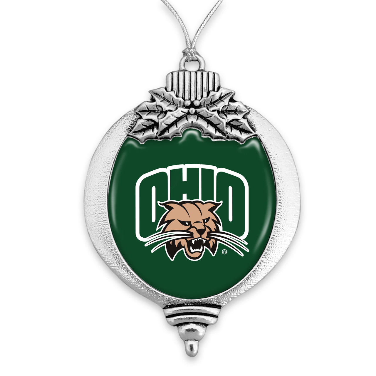 Ohio Bobcats Christmas Ornament-  Bulb