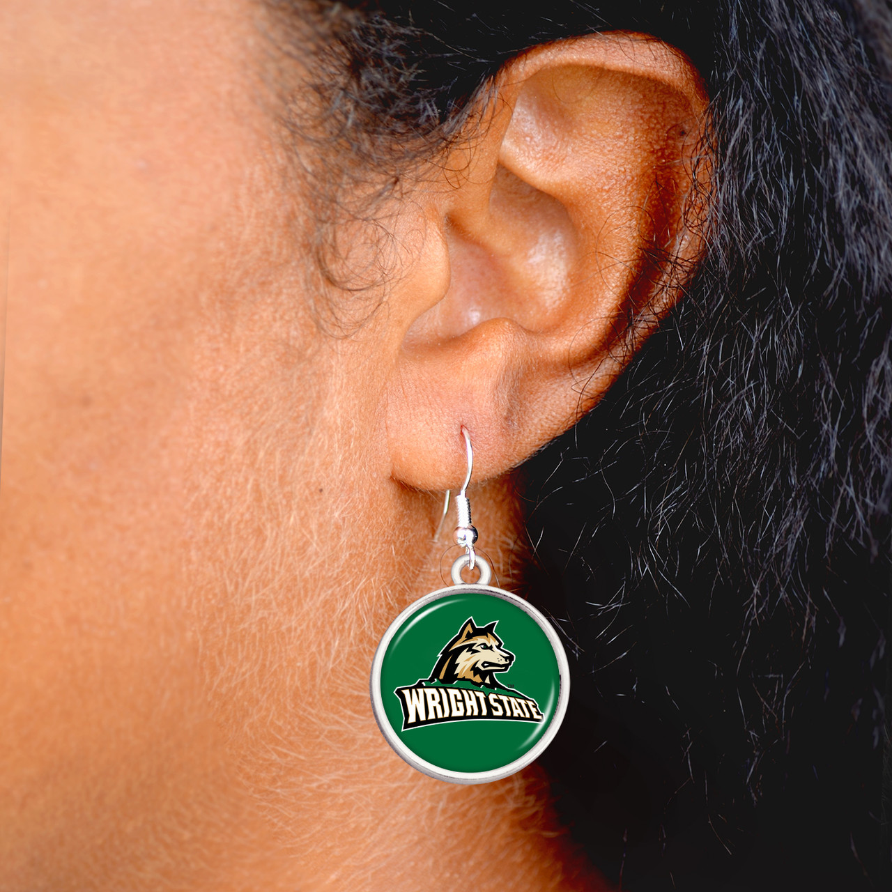 Wright State Raiders Earrings-  Leah