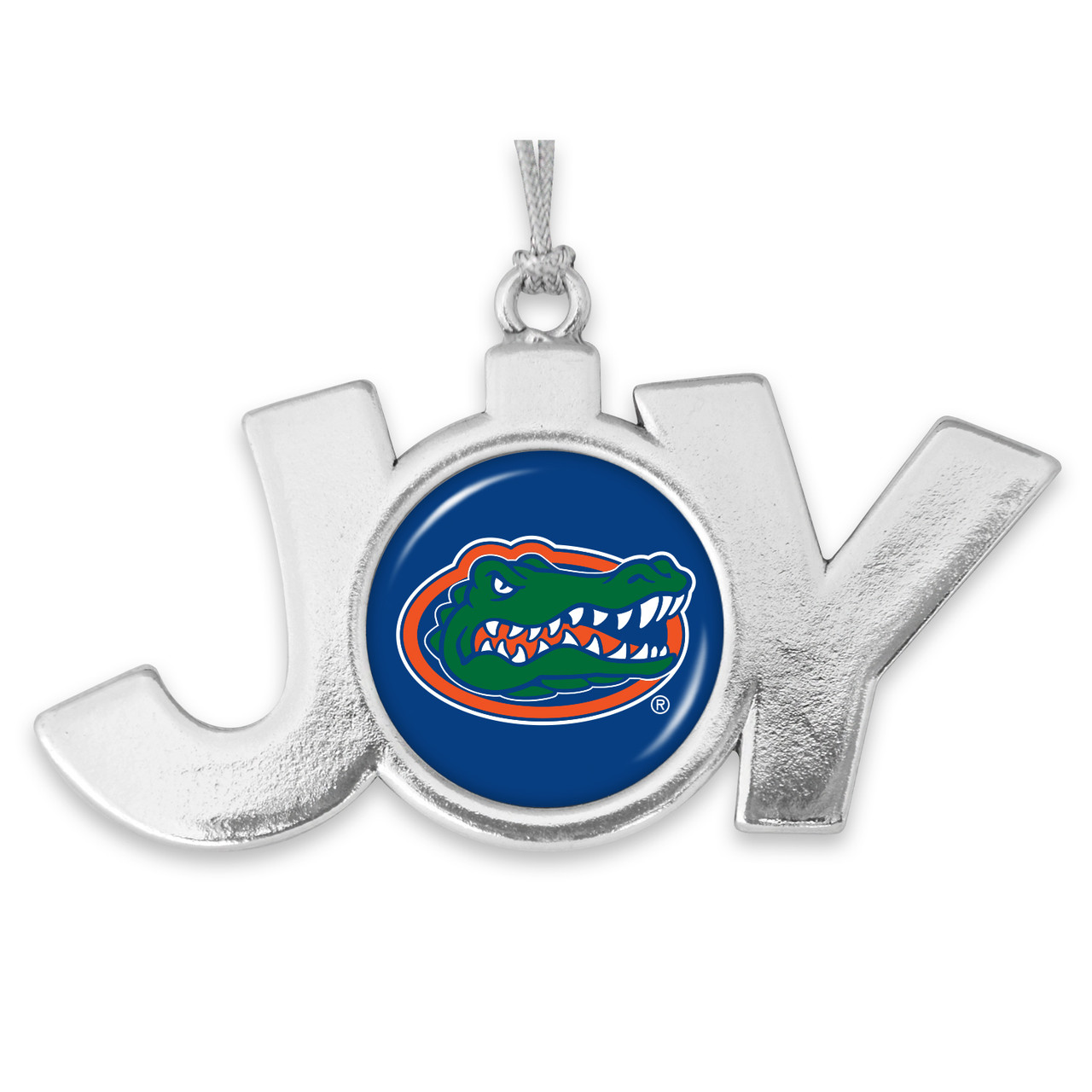 Florida Gators Christmas Ornament- Joy with Team Logo