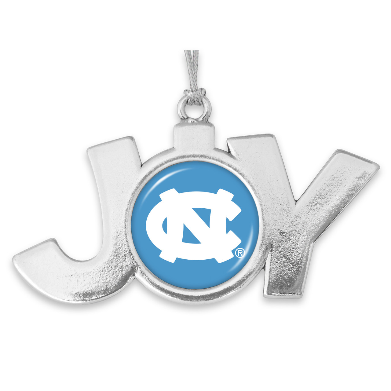 North Carolina Tar Heels Christmas Ornament- Joy with Team Logo
