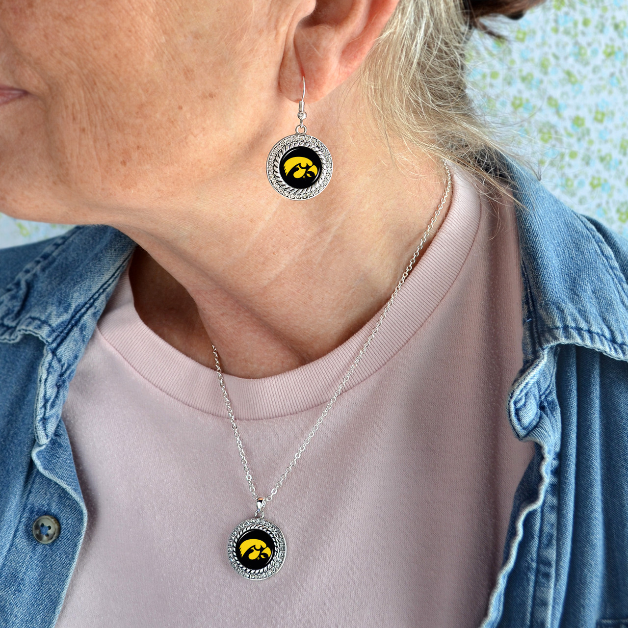 Iowa Hawkeyes Earrings- Allie