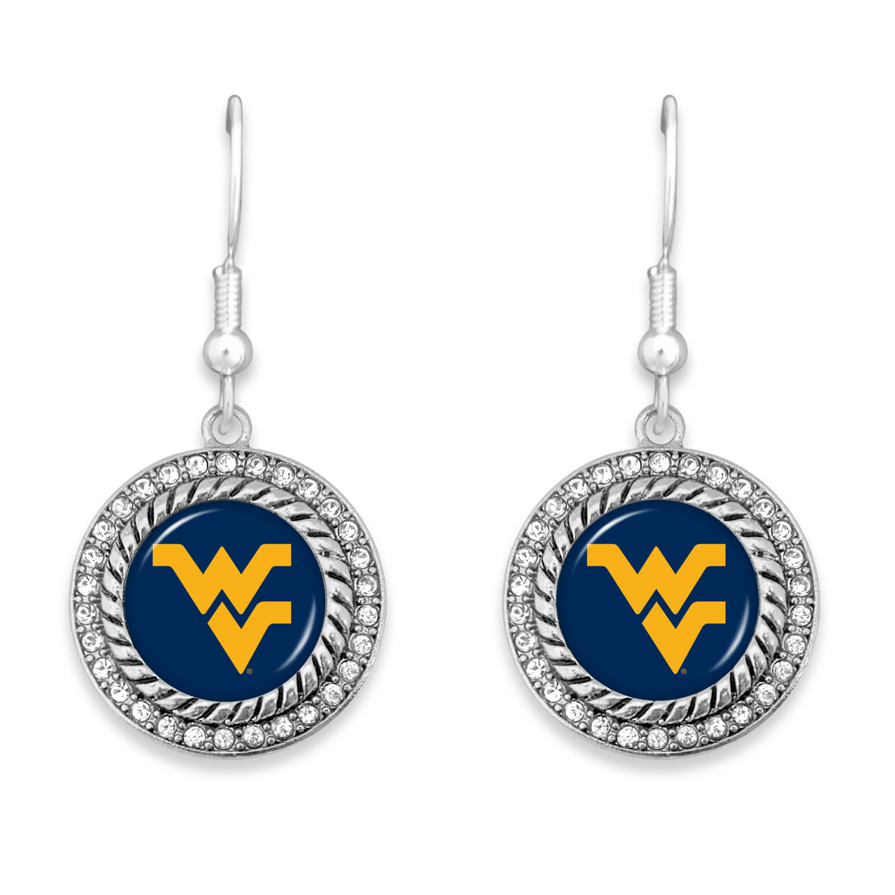 West Virginia Mountaineers Earrings- Allie