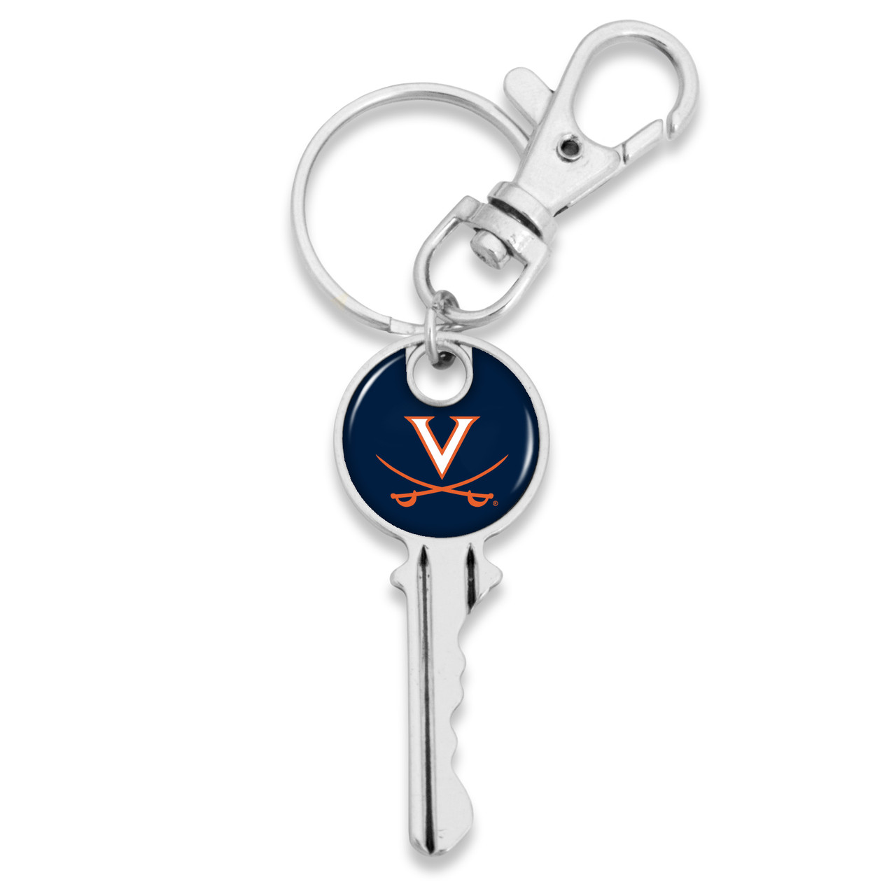 Virginia Cavaliers Key Chain- Round