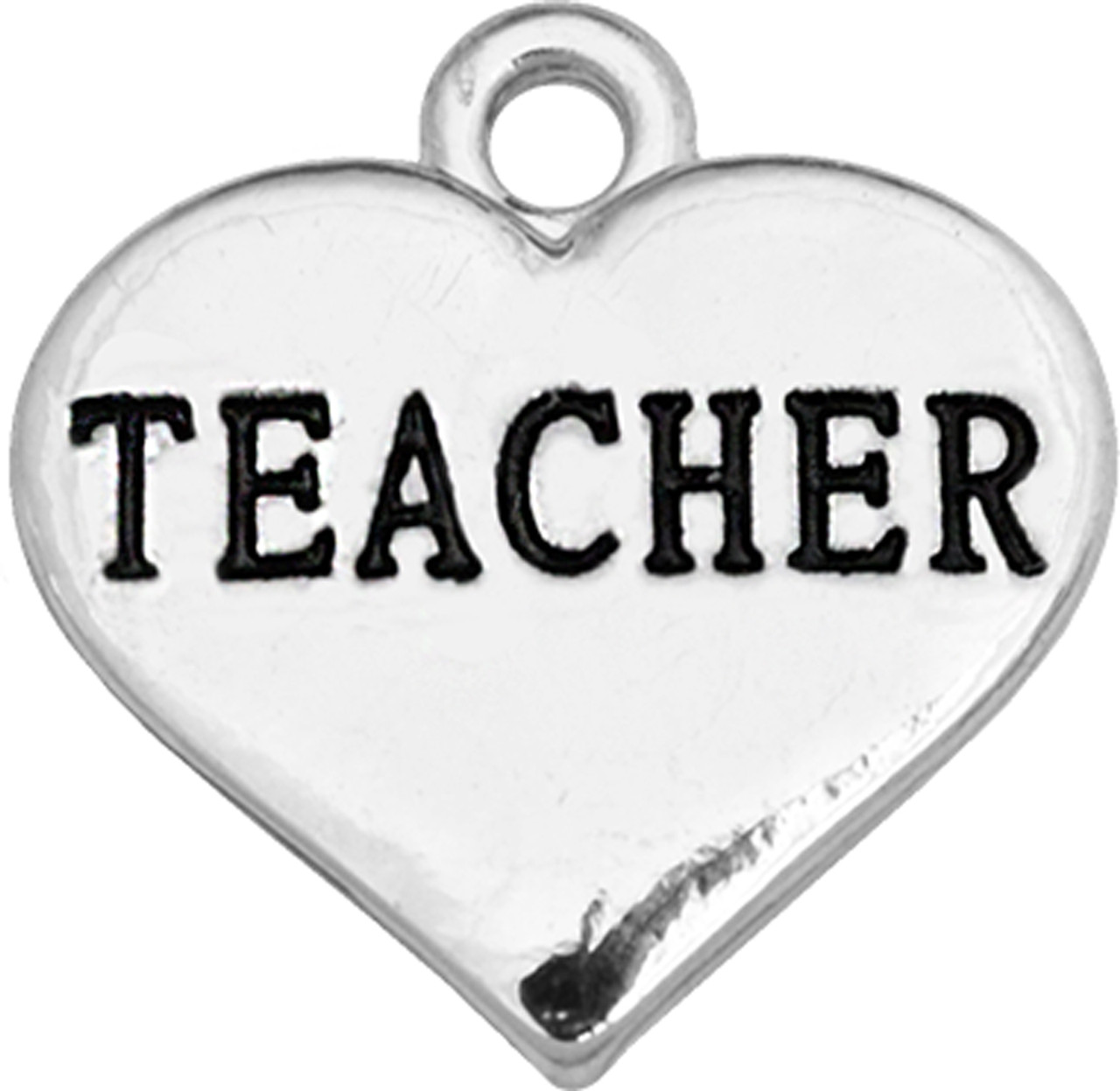 Occupation Accent Charm- Heart- Teacher
