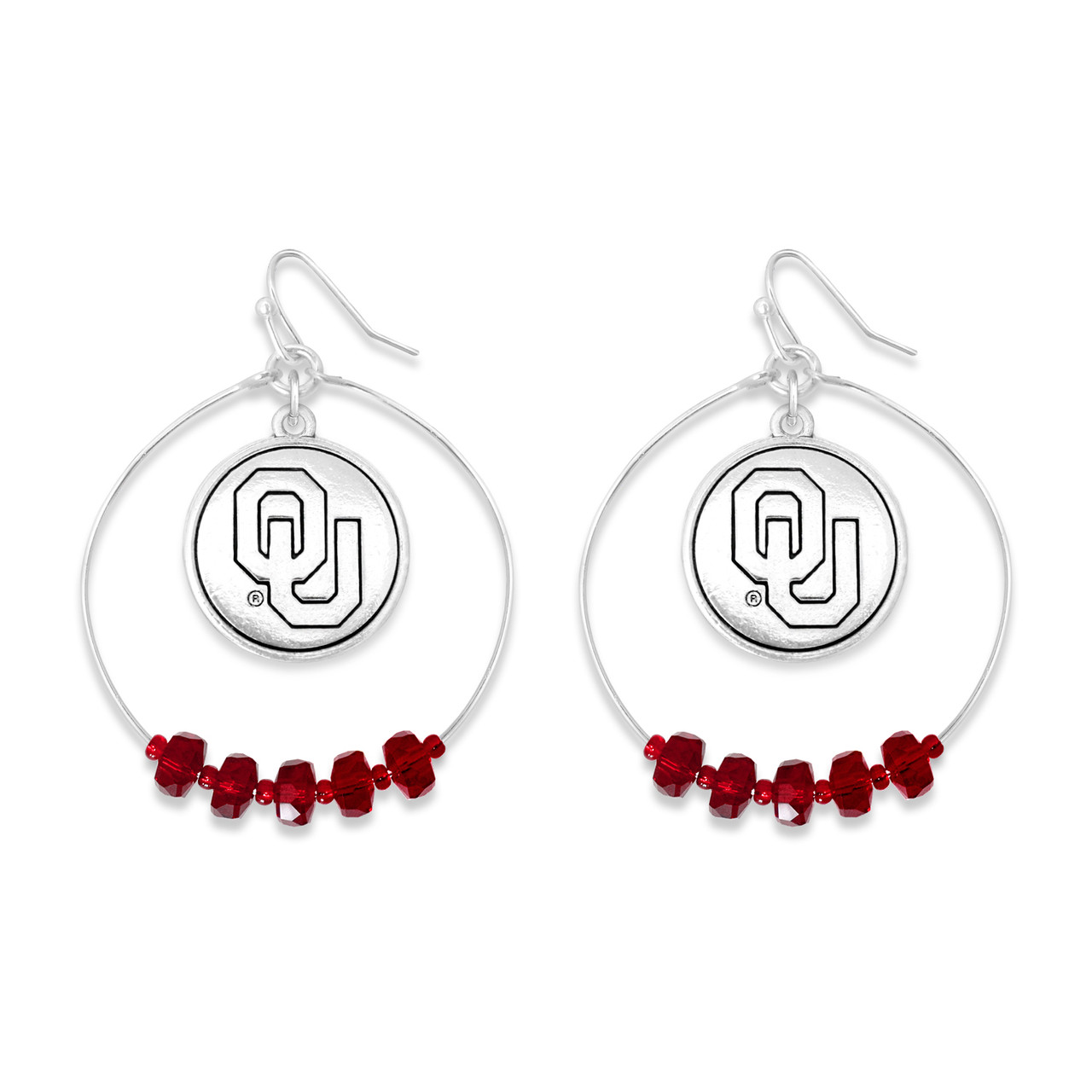 Oklahoma Sooners Earrings- Chloe