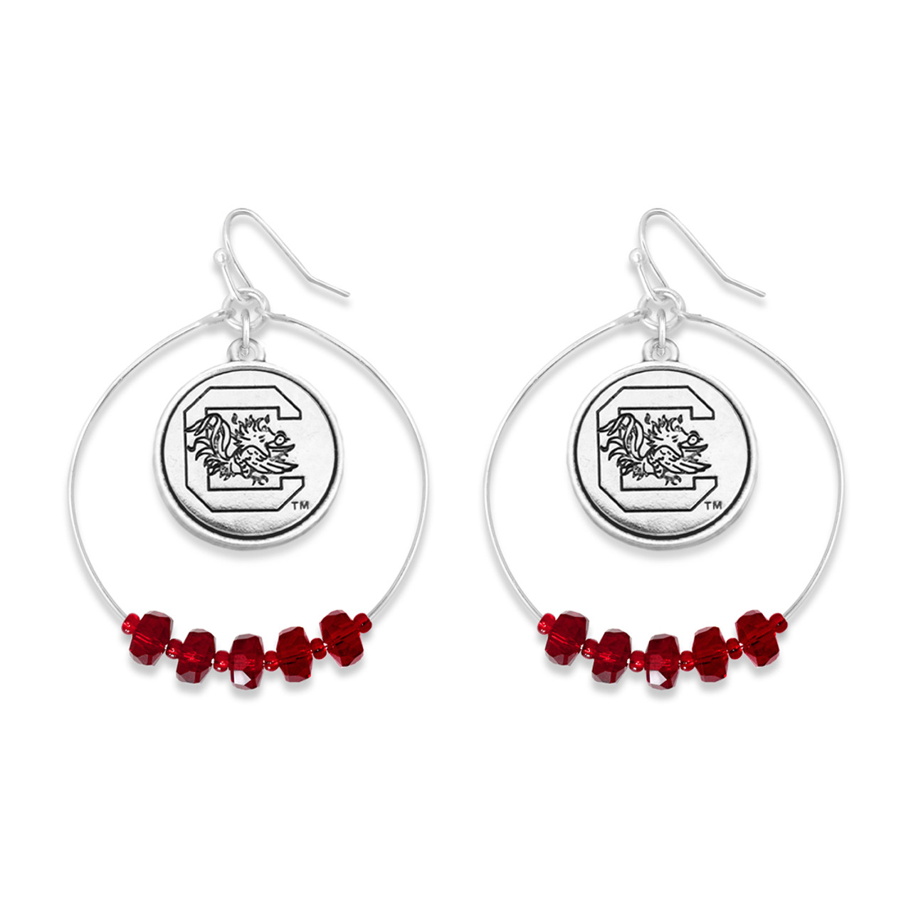 South Carolina Gamecocks Earrings- Chloe