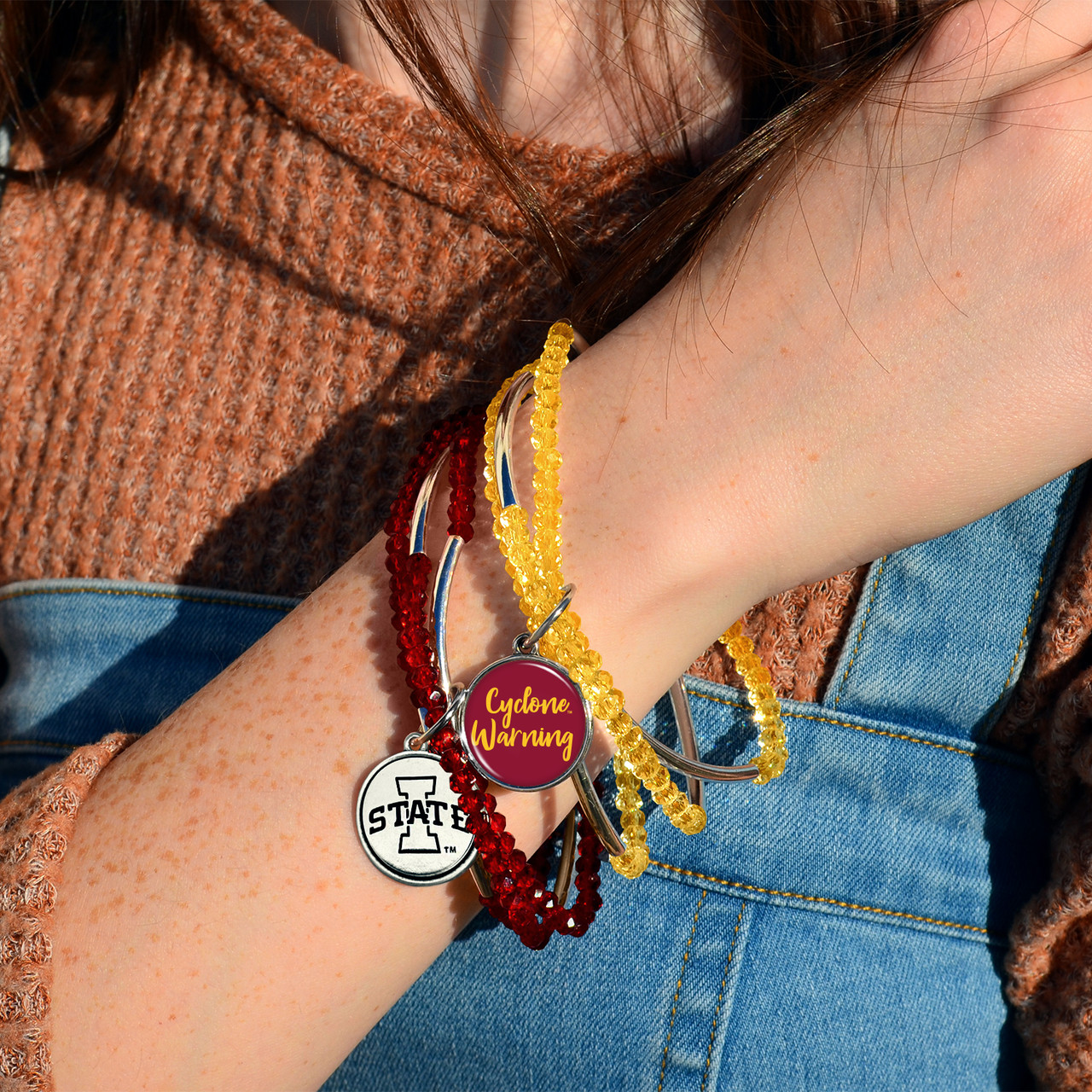 Iowa State Cyclones Bracelet- Chloe Primary