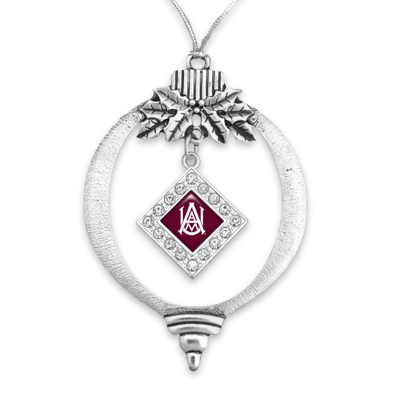 Alabama A&M Bulldogs Hanging Charm Bulb Christmas Ornament