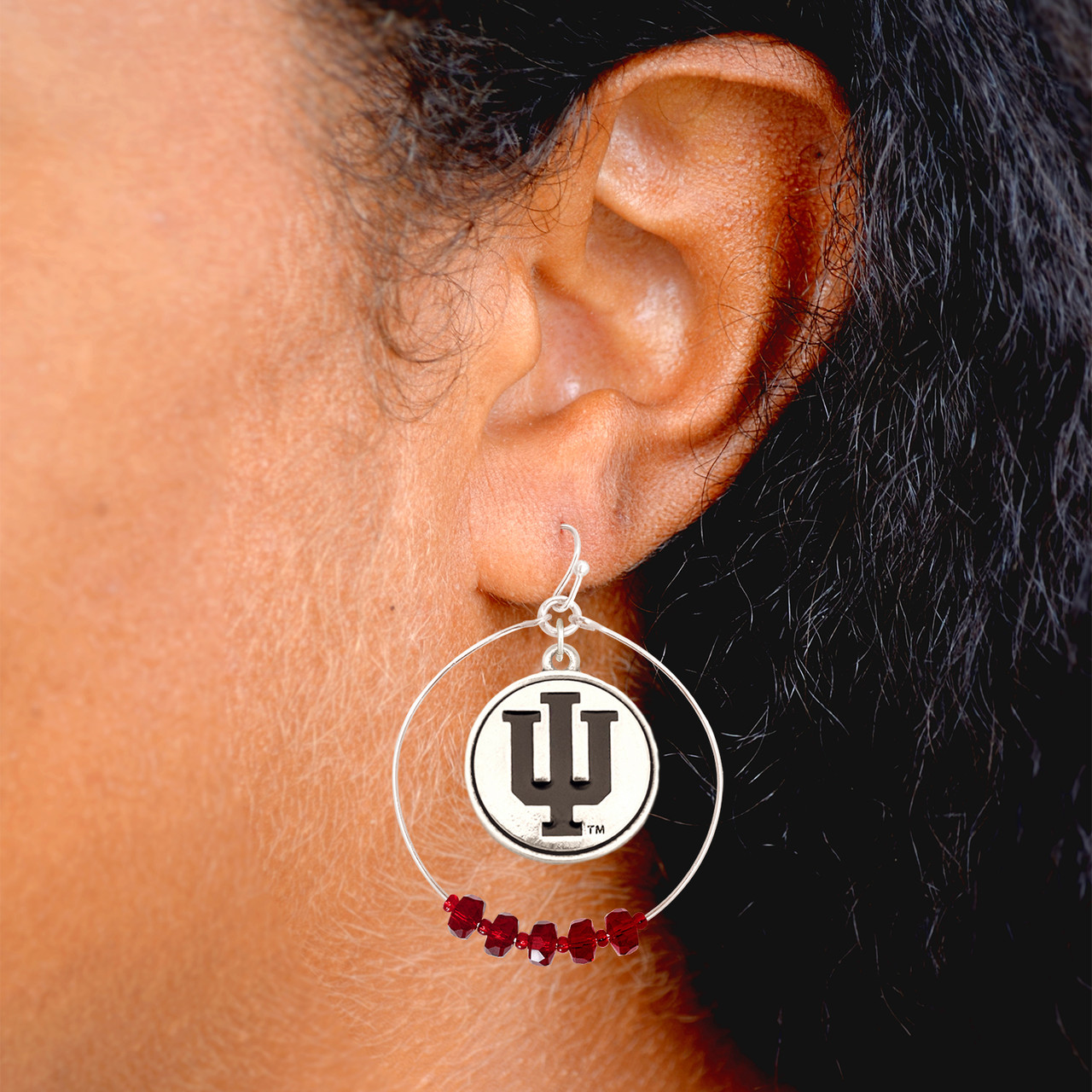 Indiana Hoosiers Earrings- Chloe