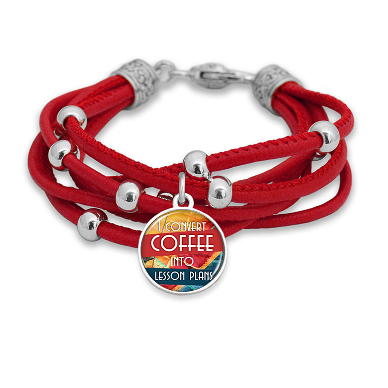 Teach.Love.Inspire Collection- Coffee and Lesson Plan Bracelet