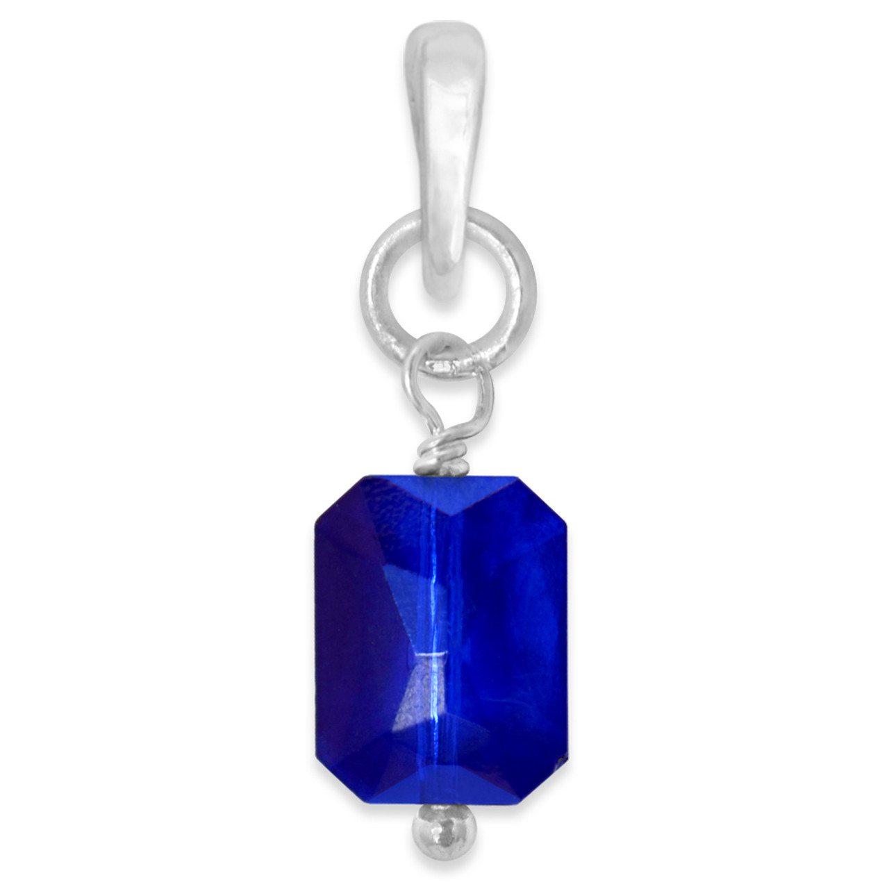 Charming Choices- Charm- Square Stone / Blue