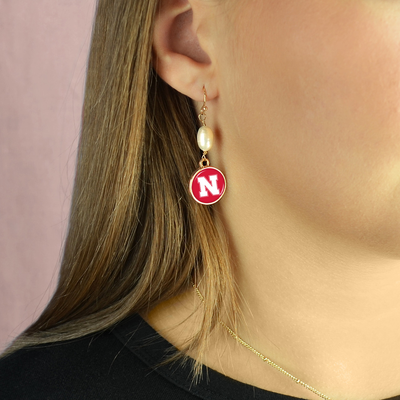 Nebraska Cornhuskers Earrings - Diana