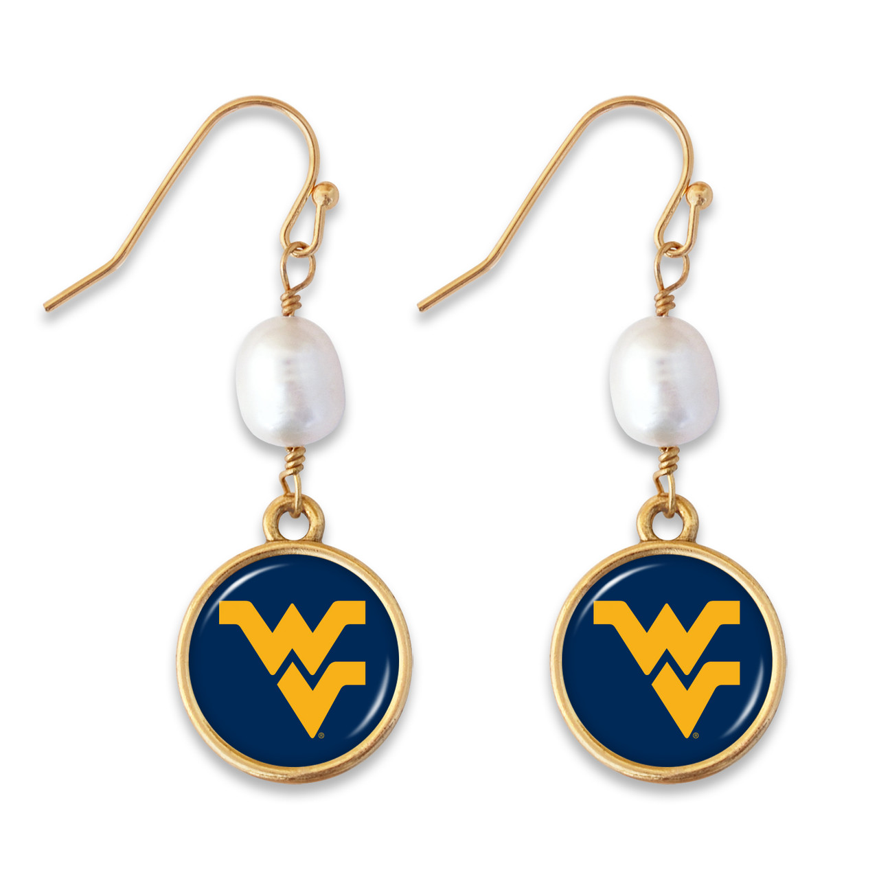 West Virginia Mountaineers Earrings - Diana