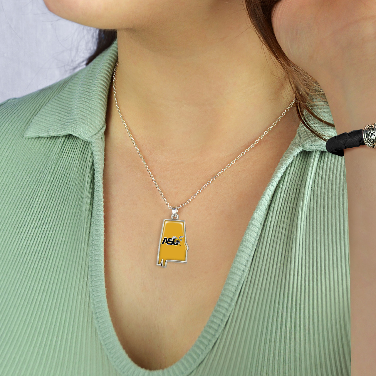 Alabama State Hornets Necklace - State Of Mine