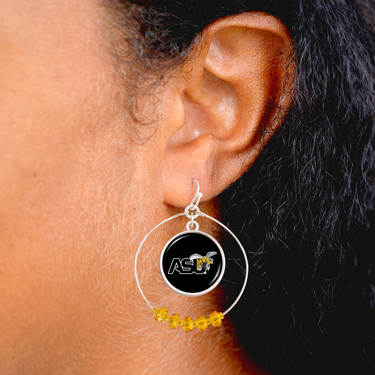 Alabama State Hornets Earrings - Chloe