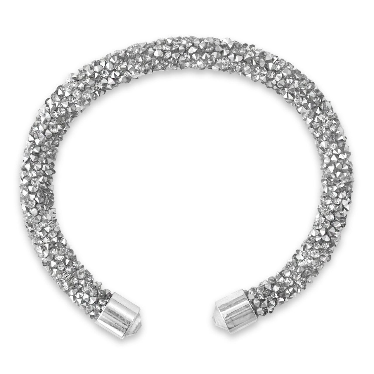 Crystal Cluster Bracelet - Clear