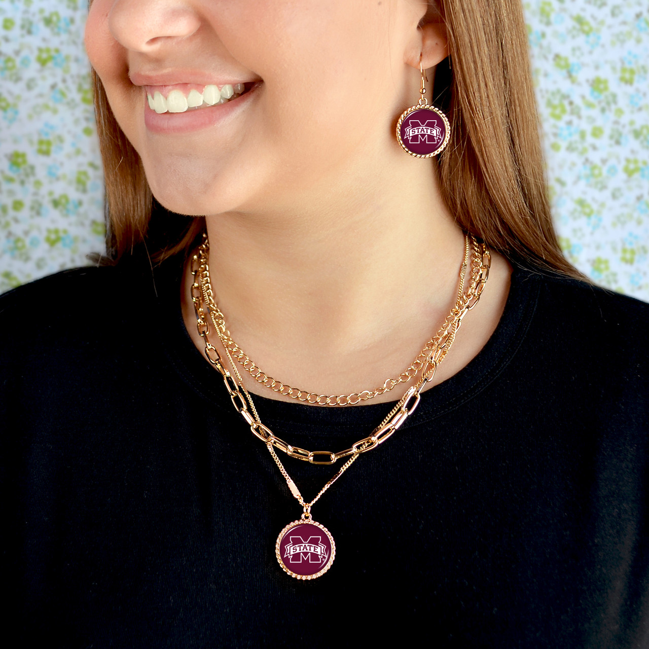 Mississippi State Bulldogs Necklace - Sydney