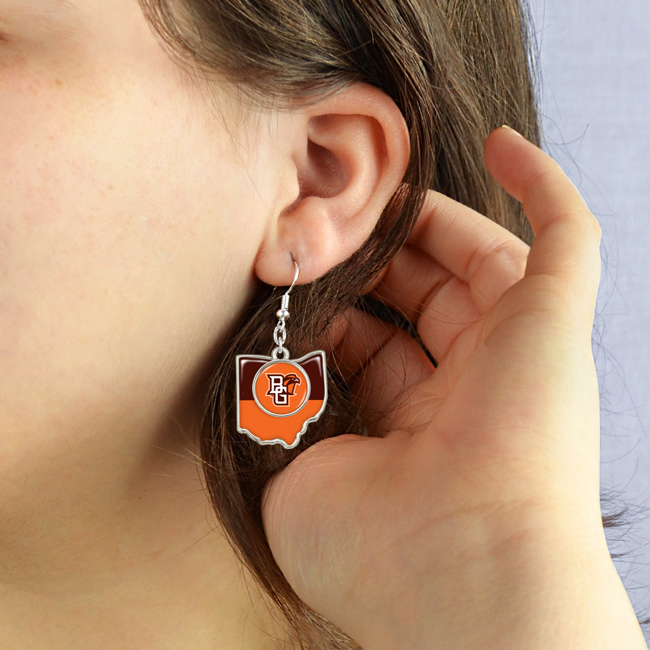 Bowling Green State Falcons Earrings- Tara