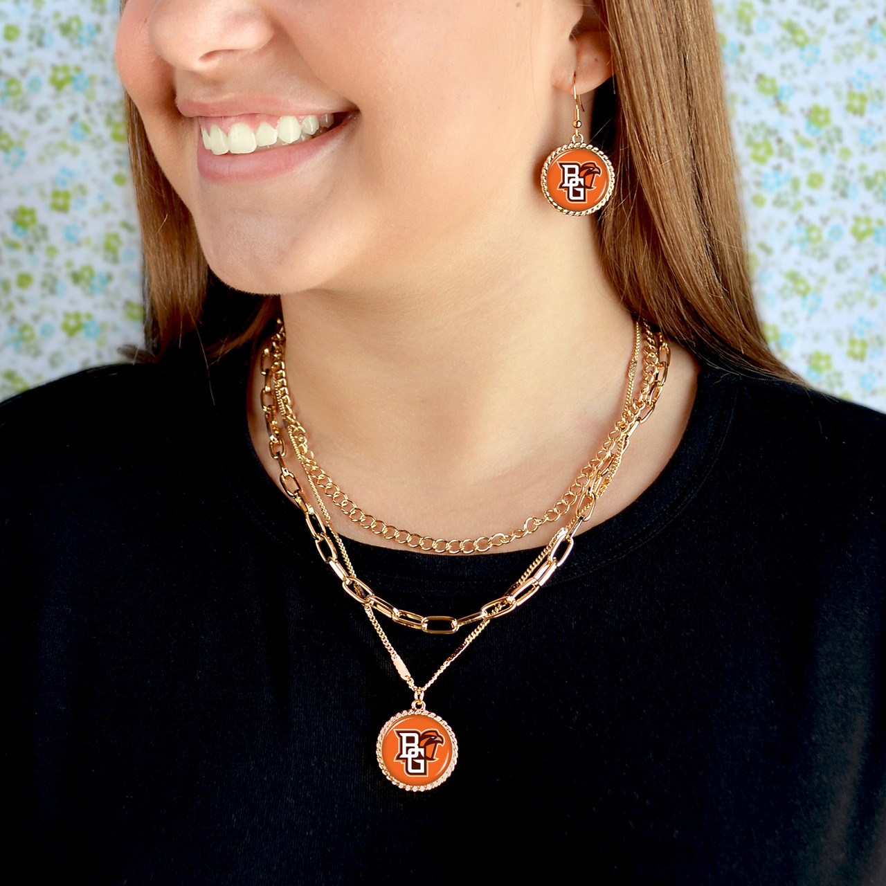 Bowling Green State Falcons Necklace -  Sydney