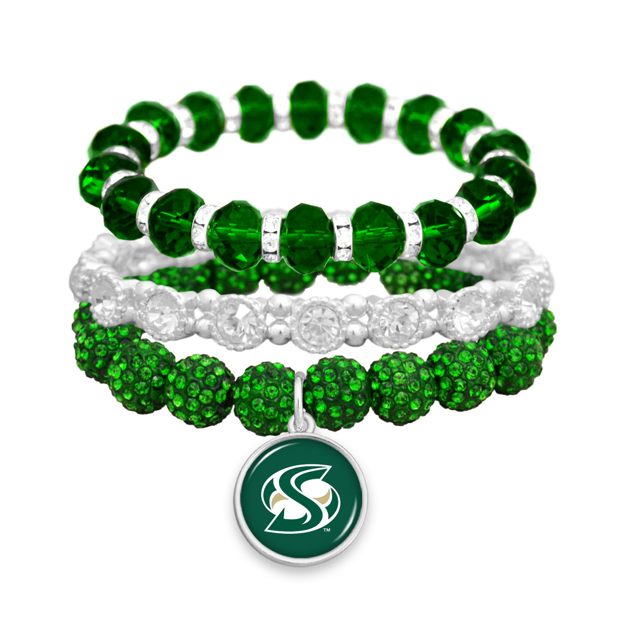 Sacramento State Hornets Bracelet- Amanda Stack- Crystal