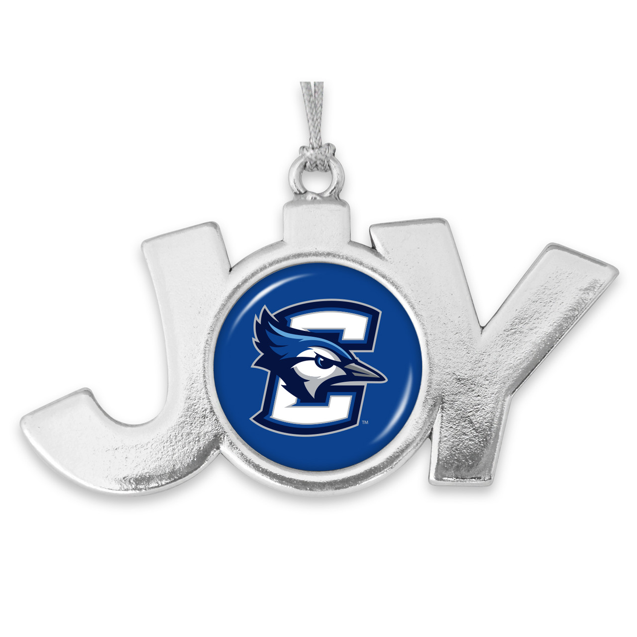 Creighton Bluejays Christmas Ornament- Joy with Team Logo