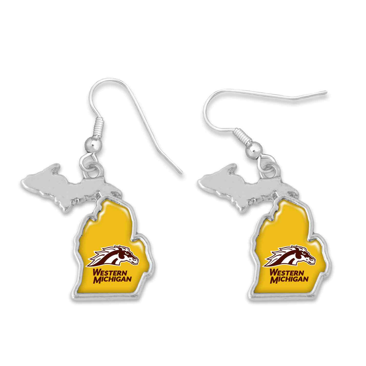 Western Michigan Broncos Earrings- State of Mine