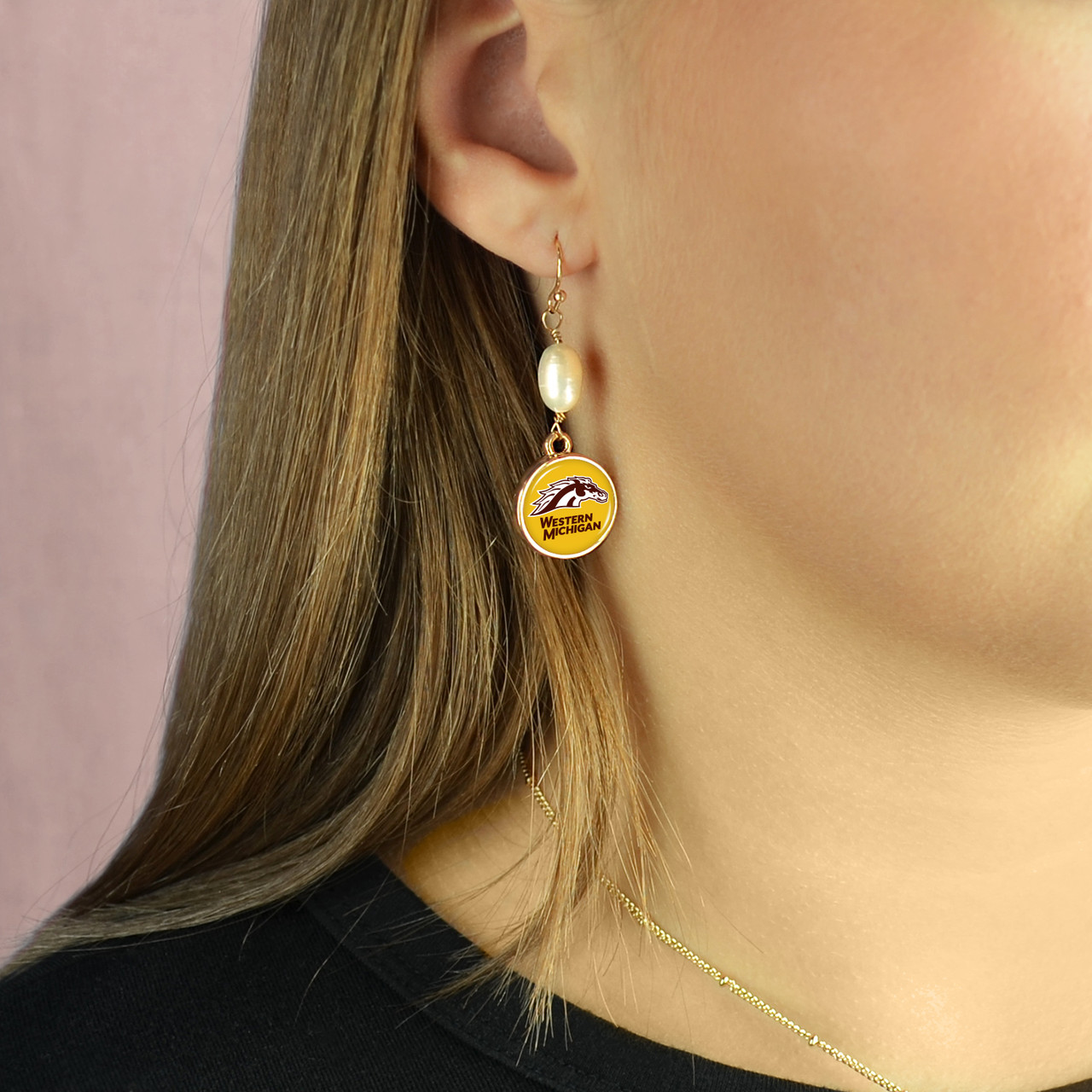 Western Michigan Broncos Earrings - Diana