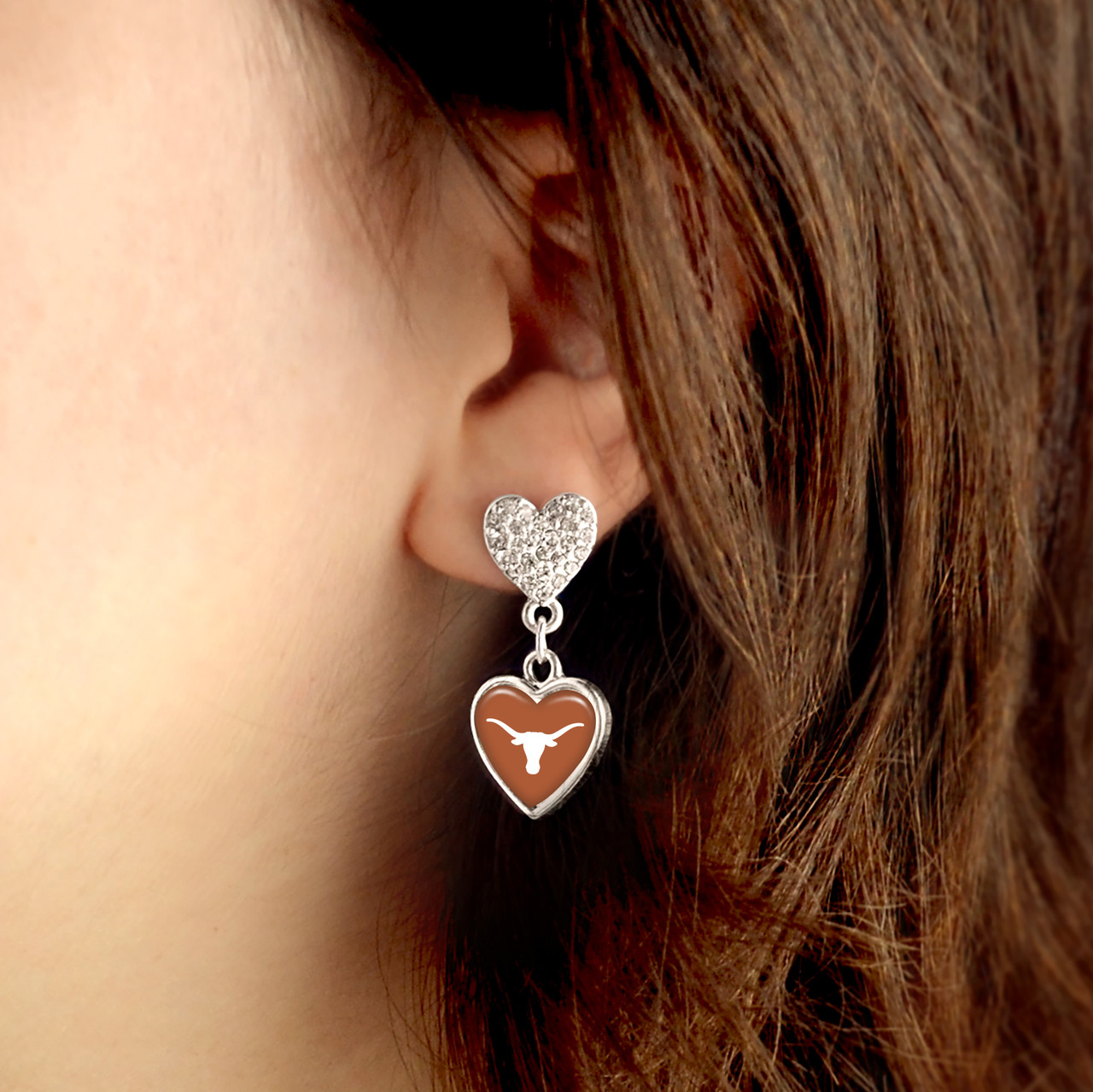 Texas Longhorns Earrings- Amara