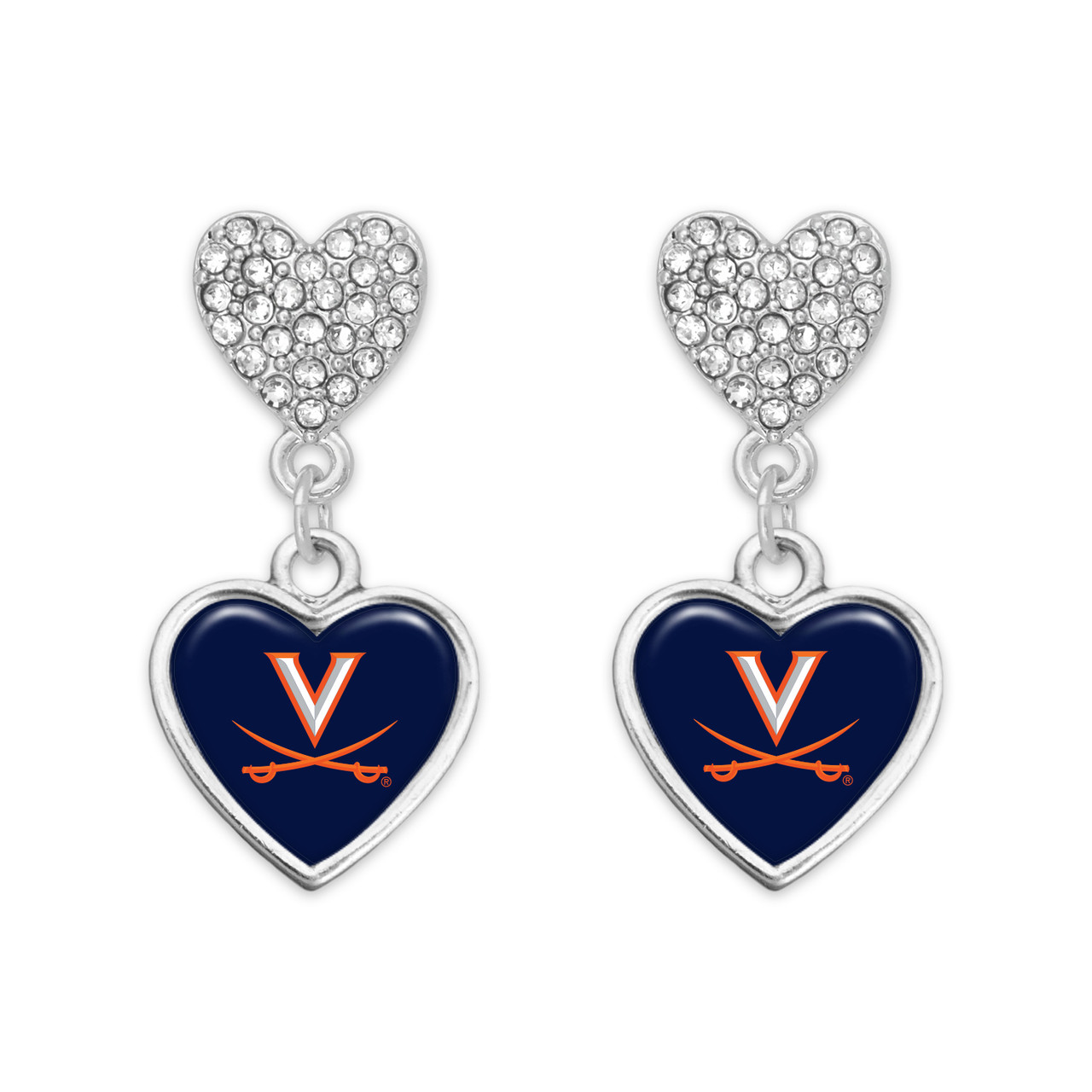 Virginia Cavaliers Earrings- Amara