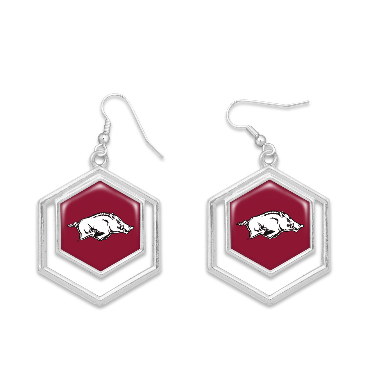 Arkansas Razorbacks Earrings- Juno