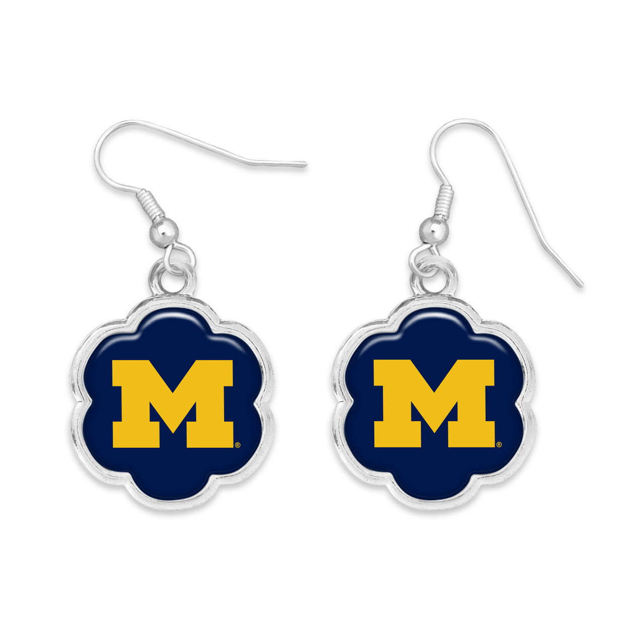 Michigan Wolverines Earrings- Hazel