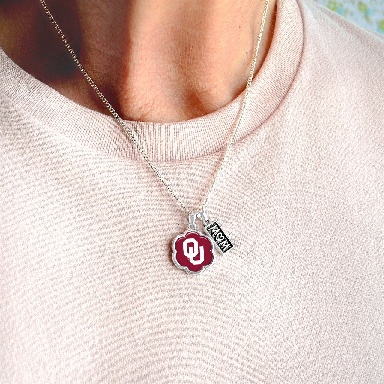 Oklahoma Sooners Necklace- Hazel